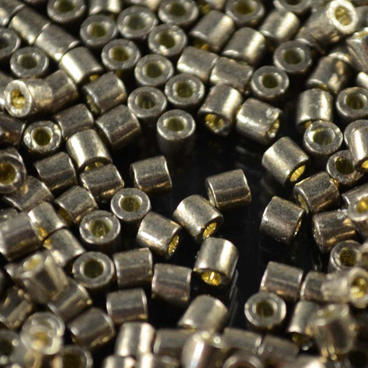 Delica 8/0 Beads - dbl1852 - Duracoat Galvanized Pewter 5g