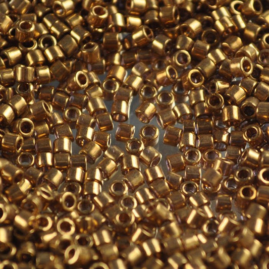 Delica 10/0 Beads - dbm0022L - Metallic Light Bronze 5.2g