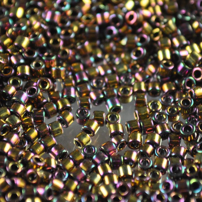 Delica 10/0 Beads - dbm0023 - Metallic Bronze AB 7.2g