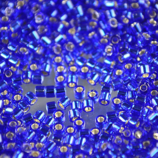 Delica 10/0 Beads - dbm0047 - Silver-Lined Sapphire 5.2g