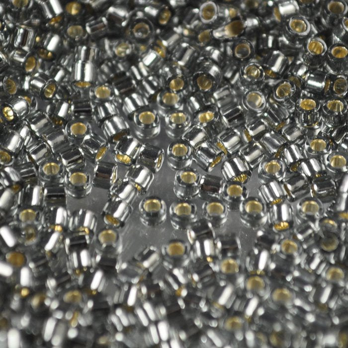 Delica 10/0 Beads - dbm0048 - Silver-Lined Grey 7.5g