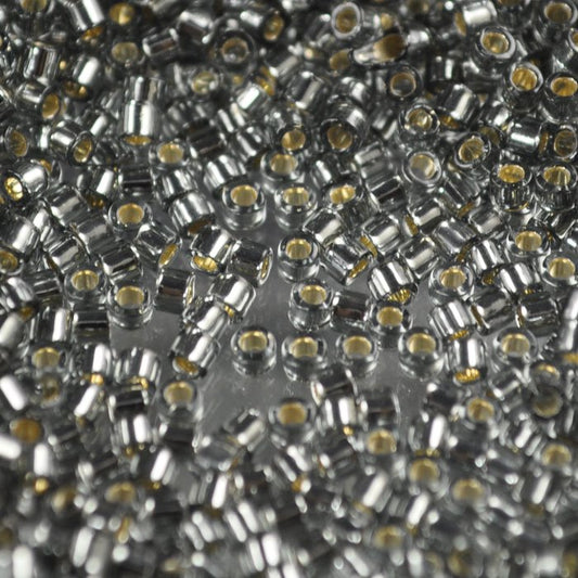 Delica 10/0 Beads - dbm0048 - Silver-Lined Grey 7.5g