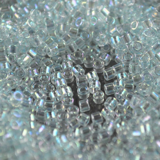 Delica 10/0 Beads - dbm0083 - Transparent Pale Aqua AB 7.5g