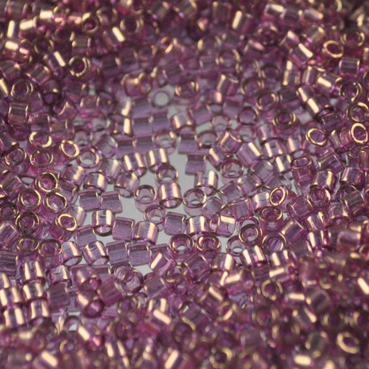 Delica Beads 10/0 - dbm0108b - Amethyst Gold Luster 50g
