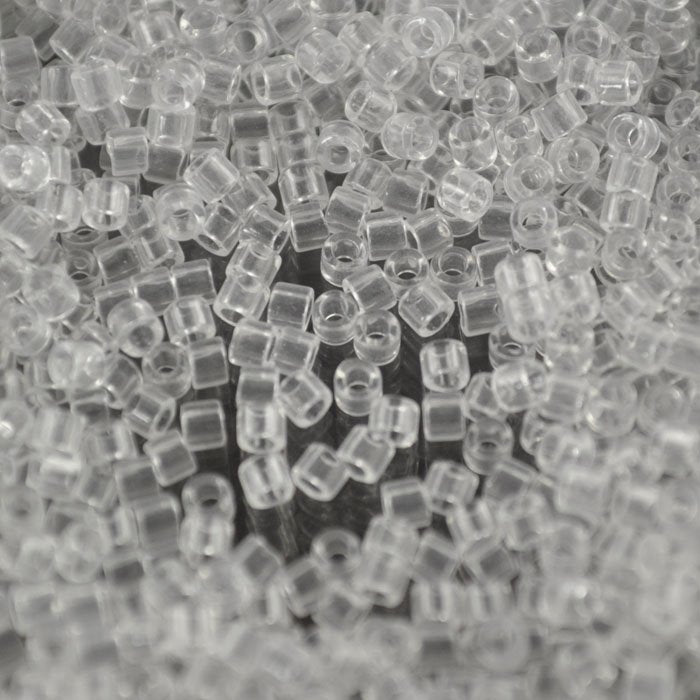 Delica 10/0 Beads - dbm0141 - Crystal 7.2g