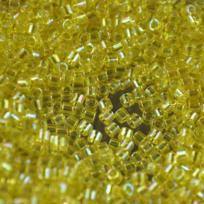 Delica 10/0 Beads - dbm0171 - Transparent Yellow AB 7.5g