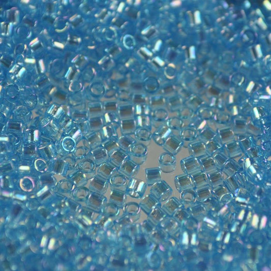 Delica 10/0 Beads - dbm0176 - Transparent Aqua AB 7.2g