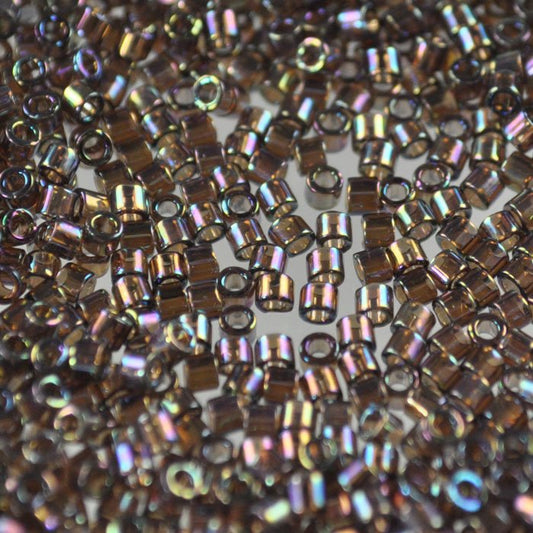 Delica Beads 10/0 - dbm0180b - Transparent Root Beer AB 50g