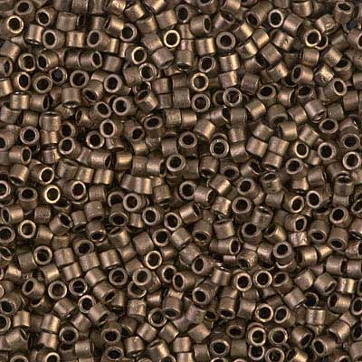 Delica 10/0 Beads - dbm0322 - Matte Metallic Dark Bronze 7.2g