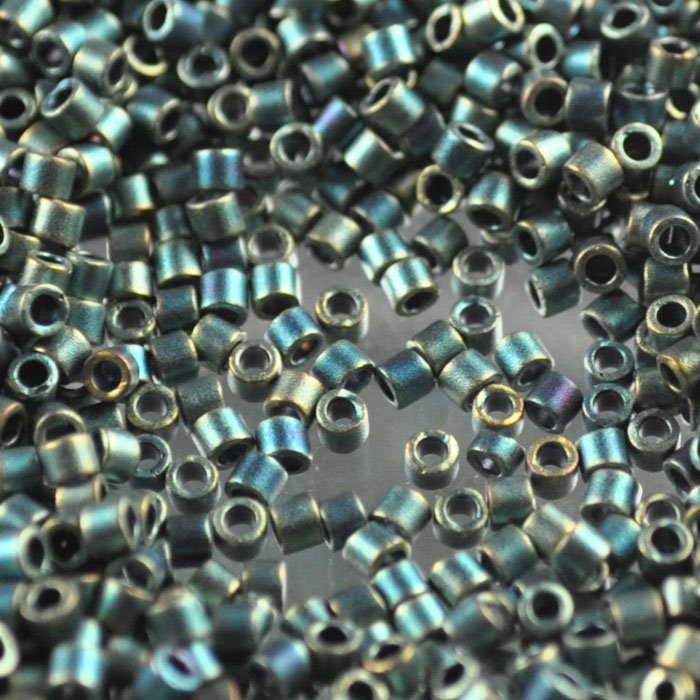 Delica 10/0 Beads - dbm0324 - Matte Metallic Patina Iris 5g