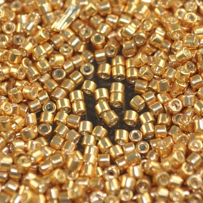 Delica 10/0 Beads - dbm0410 - Galvanized Yellow Gold 5.2g