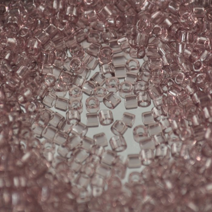 Delica Beads 10/0 - dbm0711b - Transparent Smokey Amethyst 50g