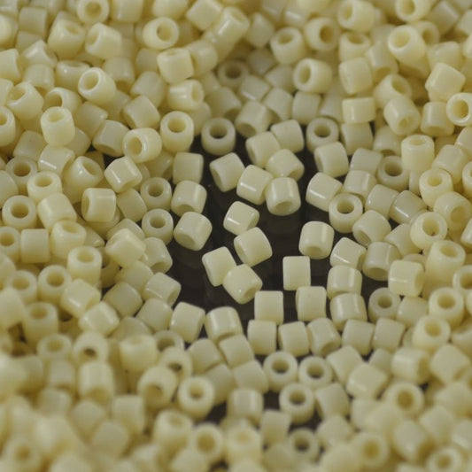 Delica 10/0 Beads - dbm0732 - Opaque Dark Cream 5.2g