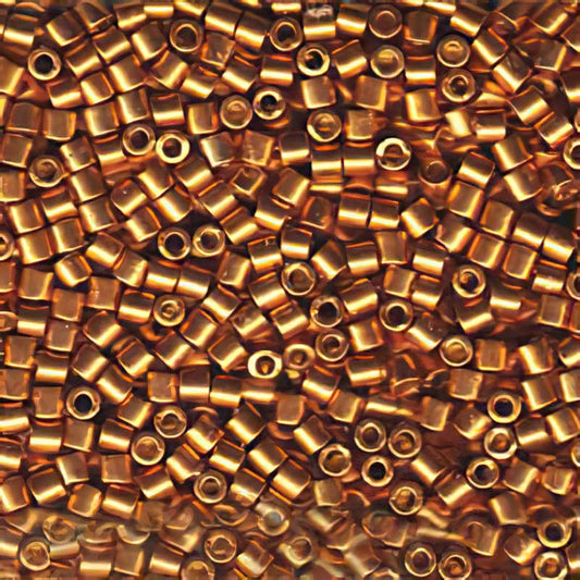 Delica 10/0 Beads - dbm1833 - Galvanized Yellow Gold [Duracoat] 7.5g