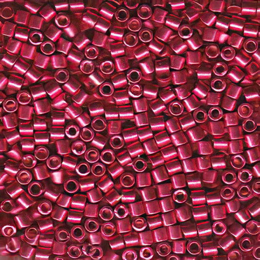 Delica 10/0 Beads - dbm1841 - Galvanized Light Cranberry [Duracoat] 7.2g