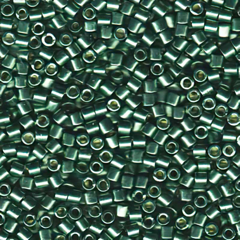 Delica 10/0 Beads - dbm1845 - Galvanized Sea Green [Duracoat] 7.2g