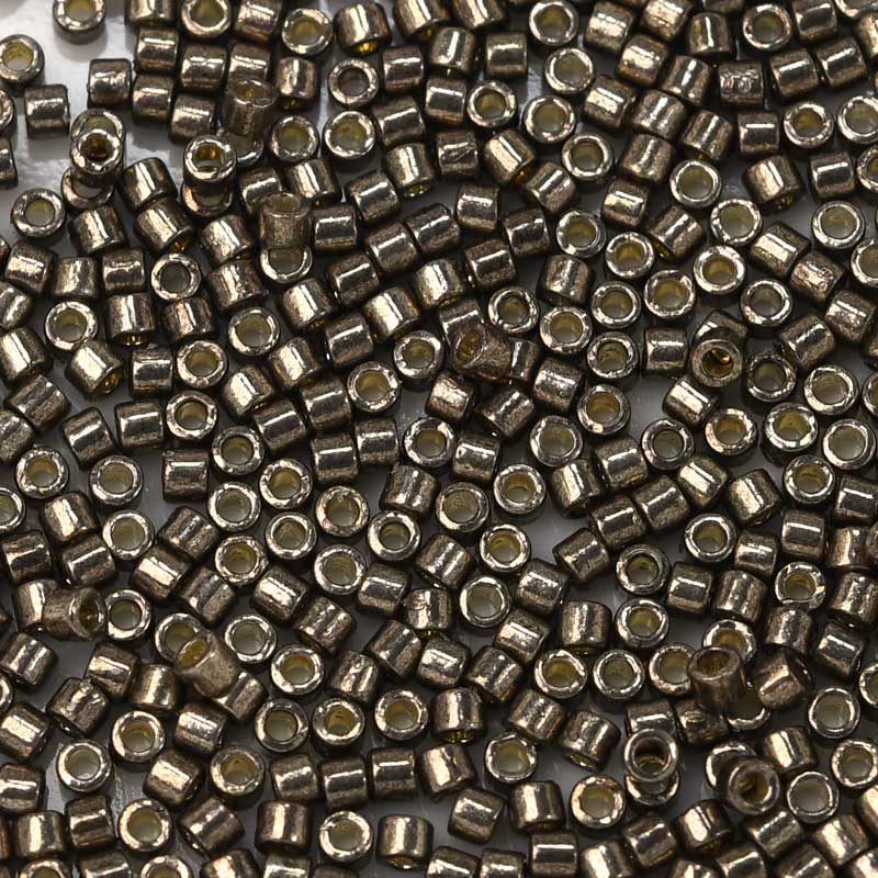 Delica 10/0 Beads - dbm1852 - Galvanized Pewter [Duracoat] 7.2g