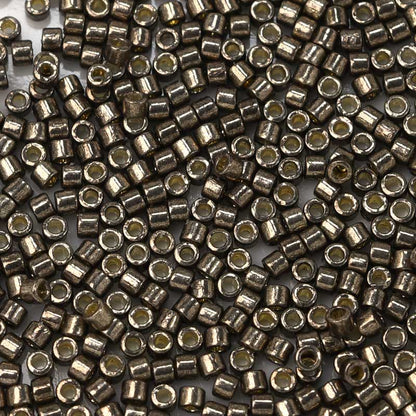 Delica 10/0 Beads - dbm1852 - Galvanized Pewter [Duracoat] 7.2g