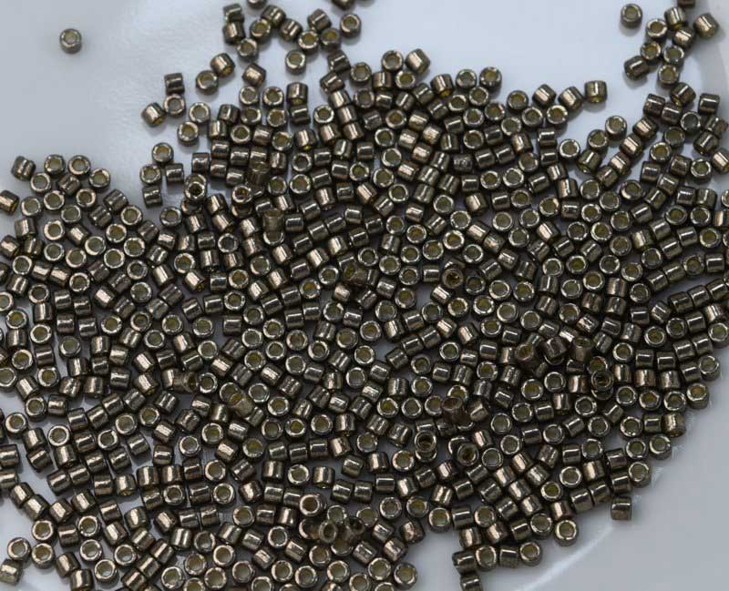Delica 10/0 Beads - dbm1852 - Galvanized Pewter [Duracoat] 7.2g