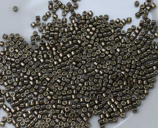 Delica 10/0 Beads - dbm1852 - Galvanized Pewter [Duracoat] 7.2g
