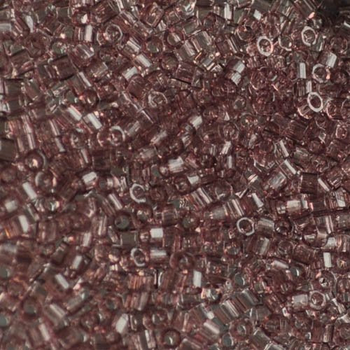 Delica 10/0 Hex-cut Beads - dbmc0711 - Transparent Dark Amethyst 7.5g