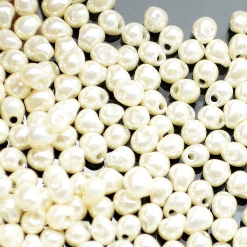 Miyuki - 3.4mm Fringe Drops - Cream Ceylon (tube)