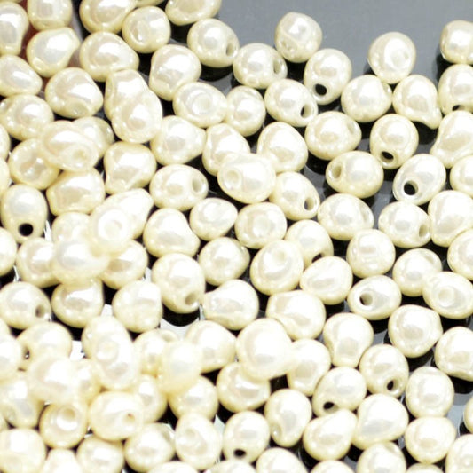 Miyuki - 3.4mm Fringe Drops - Cream Ceylon (tube)