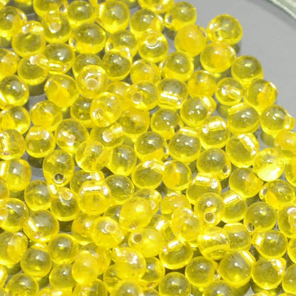 Miyuki - 3.4mm Fringe Drops - Silver lined Yellow (tube)