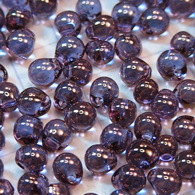 Miyuki - 3.4mm Fringe Drops - Lavender Blue Gold Luster (tube)