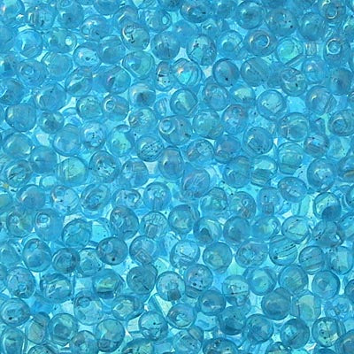 Miyuki - 3.4mm Fringe Drops - Transparent Light Aqua AB (tube)