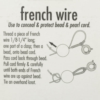 French Wire -  Fine - Goldplated (Pack)