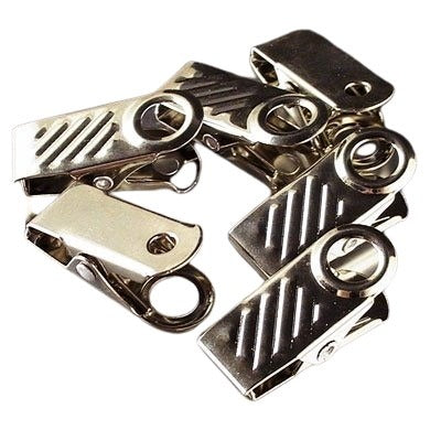 Findings - Large 2 Hole ID Badge Clip - Nickel