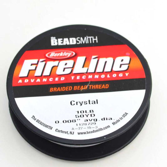 Fireline Beading Thread -  10lb / .008in - Crystal (50yd)