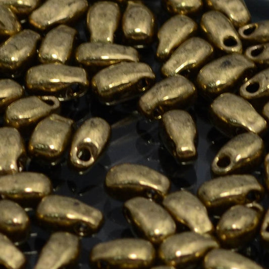 Miyuki - 3x5.5mm Long Drop Bead - Metallic Dark Bronze