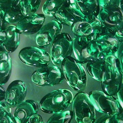Miyuki - 4x7mm Long Magatamas - Transparent Green (tube)