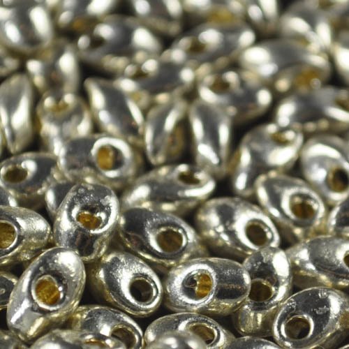 Miyuki - 4x7mm Long Magatamas - Galvanized Silver [Duracoat] (tube)