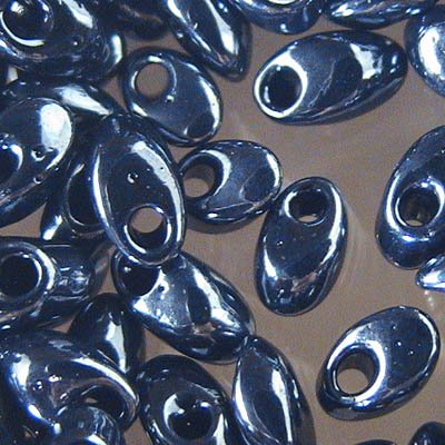 Miyuki - 4x7mm Long Magatamas - Gunmetal (tube)