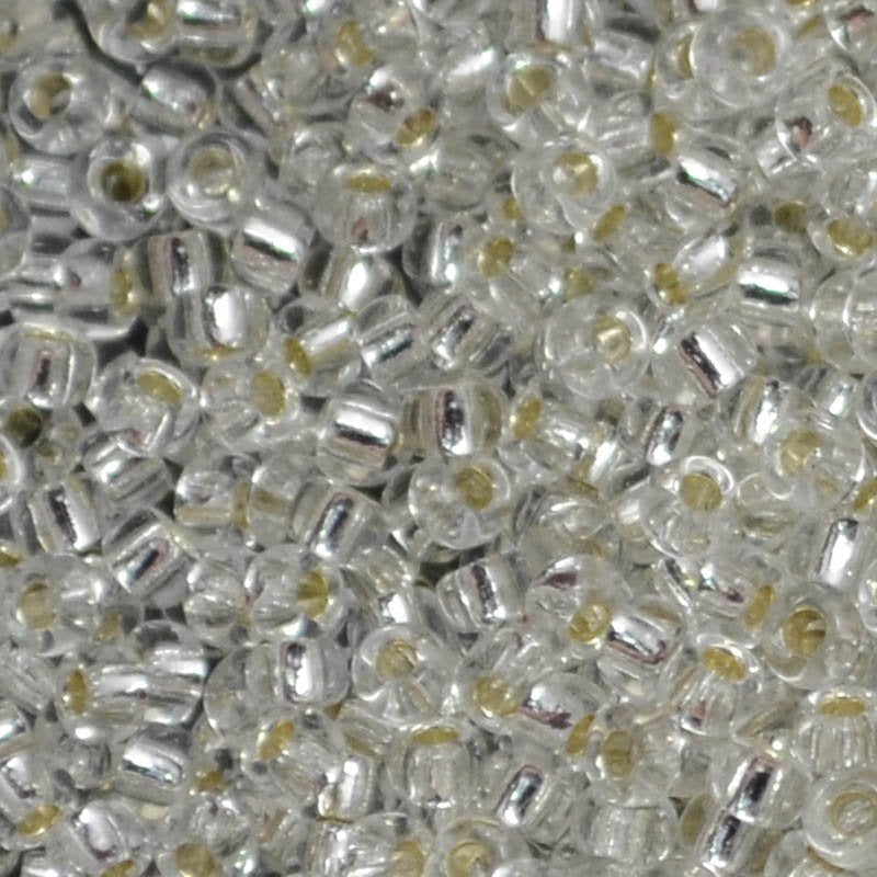 Miyuki Seed Beads - 11/0 - Silver Lined Crystal -mb11-0001b250- 250g