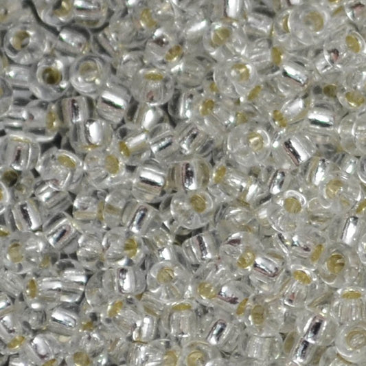 Miyuki Seed Beads - 11/0 - Silver Lined Crystal -mb11-0001b250- 250g
