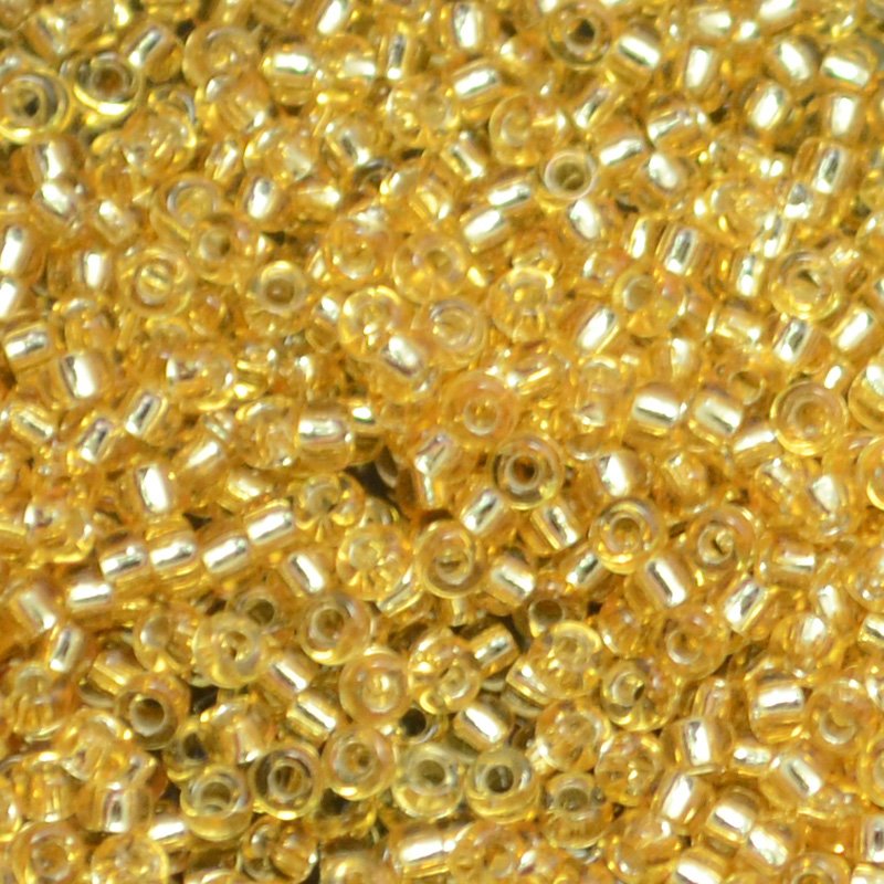 Miyuki Seed Beads - 11/0 - Silver Lined Gold -mb11-0003b250- 250g