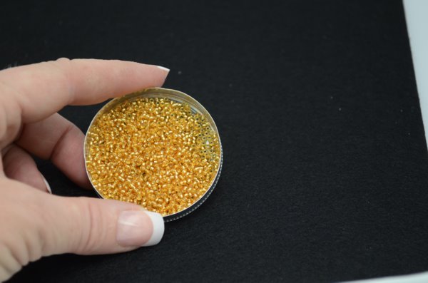 Miyuki Seed Beads 11/0 - mb11-0004 - Silver Lined Dark Gold 22g