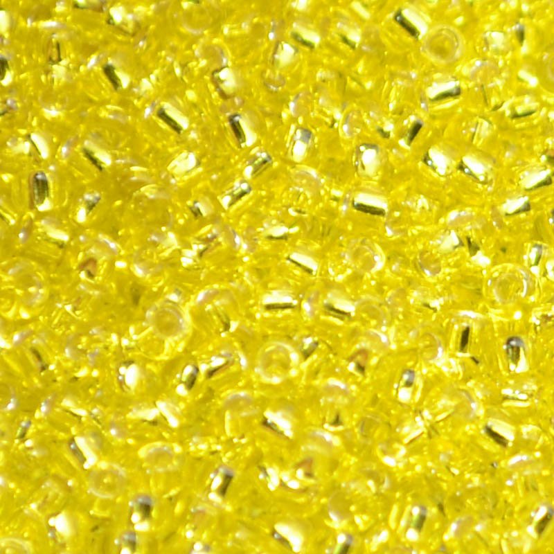 Miyuki Seed Beads - 11/0 - Silver Lined Yellow -mb11-0006b250- 250g
