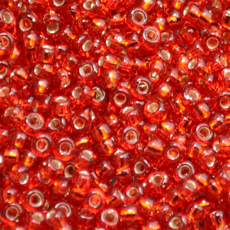 Miyuki Seed Beads 11/0 - mb11-0011 - Silver Lined Ruby 22g