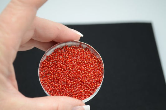 Miyuki Seed Beads 11/0 - mb11-0011 - Silver Lined Ruby 22g