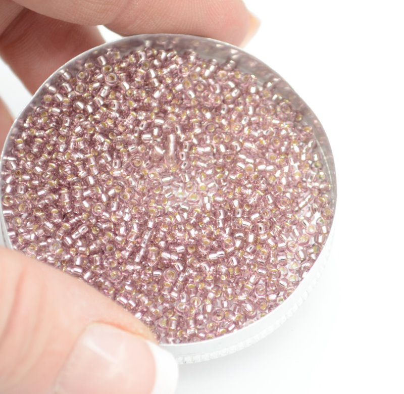Miyuki Seed Beads 11/0 - mb11-0012 - Silver lined Smoky Amethyst 10g