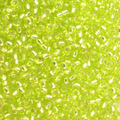 Miyuki Seed Beads 11/0 - mb11-0014 - Silver lined Chartreuse 10g
