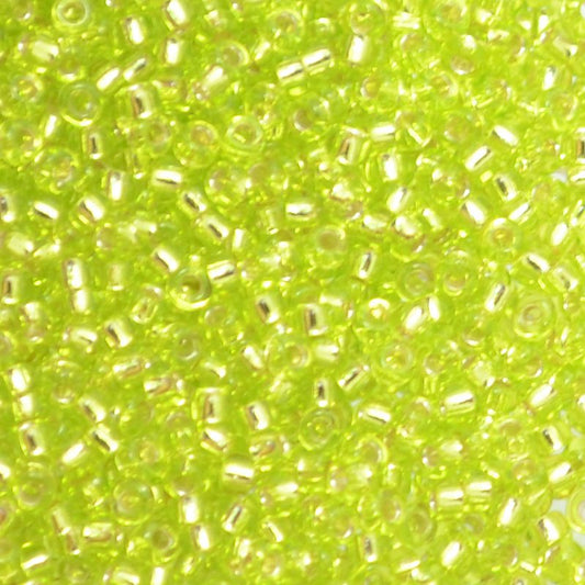 Miyuki Seed Beads 11/0 - mb11-0014 - Silver lined Chartreuse 10g