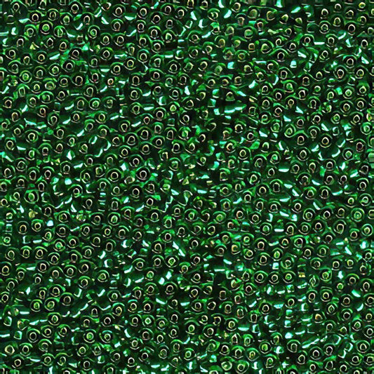 Miyuki Seed Beads 11/0 - mb11-0017 - Silver Lined Emerald 10g