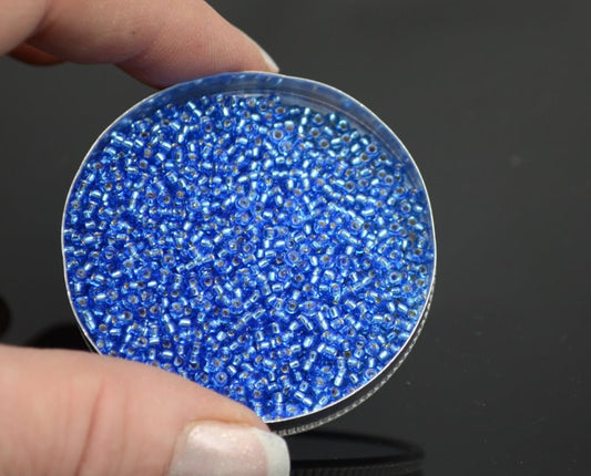 Miyuki Seed Beads 11/0 - mb11-0019 - Silver Lined Sapphire 22g