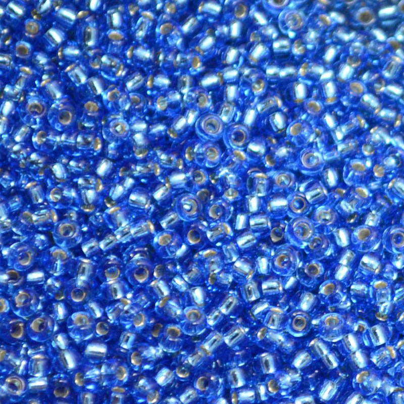Miyuki Seed Beads - 11/0 - Silver Lined Sapphire -mb11-0019b250- 250g
